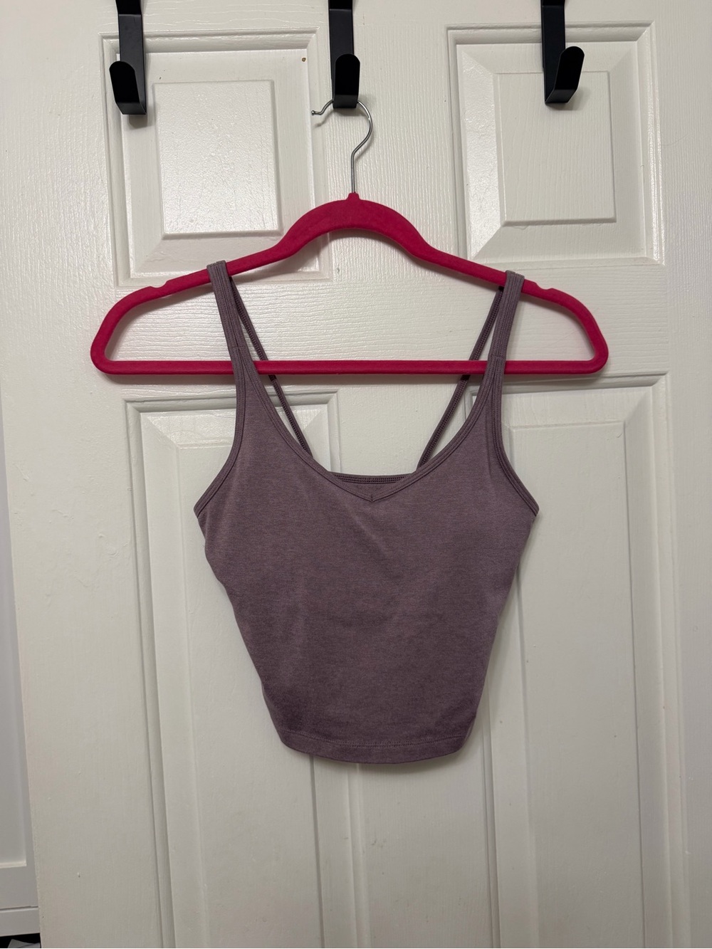 Vuori Women's Double-Strap Crop Tank Top - Mauve